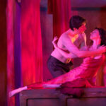 Photo of Alexander Dobson as Raymond and Patricia O'Callaghan as Sophie in Nigredo Hotel
